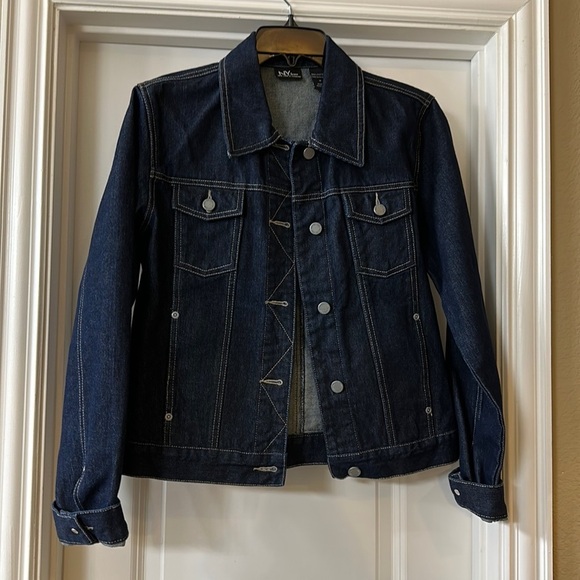 Dark wash denim (jean) jacket size medium - Picture 1 of 5